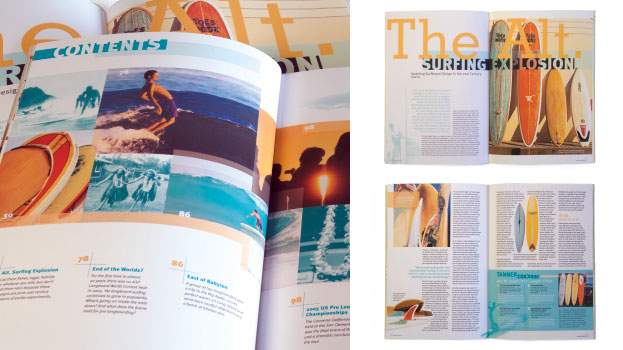 Longboard Magazine Editorial Spreads