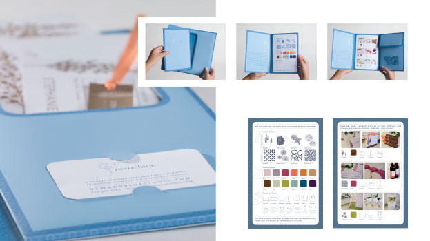 new & blue Brochure